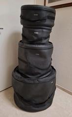 Drumbags drumhoezen set met Beschadigingen hoezenset drums, Muziek en Instrumenten, Gebruikt, ., Ophalen of Verzenden, .