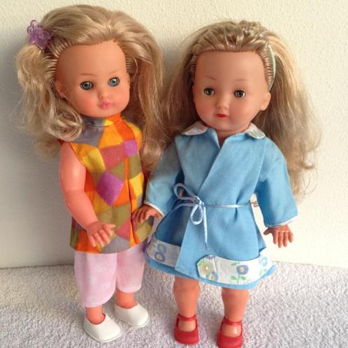 💙2 Mooie WILDEBRAS popjes/ zusjes jaren 60-70., Verzamelen, Poppen, Zo goed als nieuw, Pop, Ophalen of Verzenden