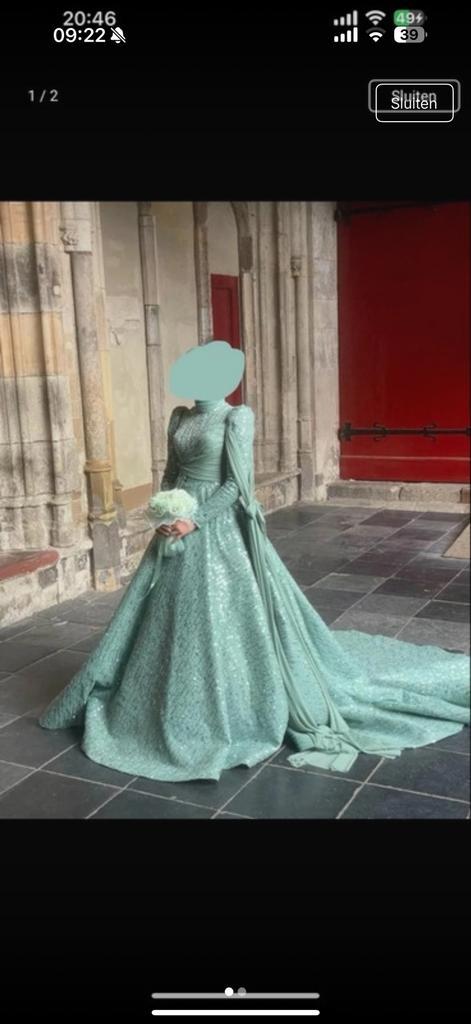 Kina elbisesi, kinnalik, abiye, Kleding | Dames, Trouwkleding en Trouwaccessoires, Zo goed als nieuw, Trouwjurk, Ophalen