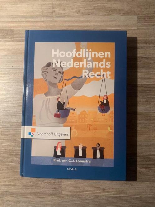 C.J. Loonstra - Hoofdlijnen Nederlands recht, Boeken, Wetenschap, Zo goed als nieuw, Ophalen of Verzenden