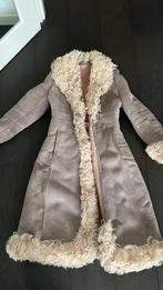 Suede Lammy Jas, Kleding | Dames, Jassen | Winter, Verzenden, Zo goed als nieuw, Maat 34 (XS) of kleiner, Bruin