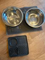 Voerbak Eet en drink bakken set, Ophalen of Verzenden, Gebruikt