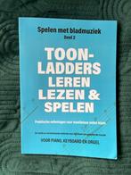 Spelen met bladmuziek - Toonladders leren lezen & spelen, Klassiek, Les of Cursus, Ophalen of Verzenden, Zo goed als nieuw