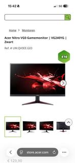 Acer NITRO VG0, Computers en Software, Monitoren, HD, Ophalen of Verzenden, Zo goed als nieuw, 60 Hz of minder