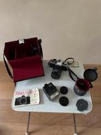 Minolta XG-9 met accessoires, Audio, Tv en Foto, Fotocamera's Analoog, Ophalen, Gebruikt, Spiegelreflex, Minolta