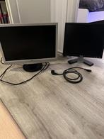 2 monitoren, Computers en Software, Monitoren, 24 en 19, 60 Hz of minder, VGA, Ophalen of Verzenden
