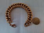 18K Gold Plated RVS ARMBAND, Ophalen of Verzenden, Zo goed als nieuw, Goud, Zilver