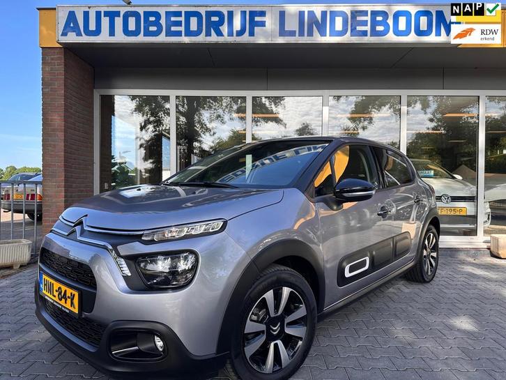 Citroen C3 1.2 PureTech Max 110PK Automaat Camera Keyless, Auto's, Citroën, Bedrijf, Te koop, C3, ABS, Achteruitrijcamera, Airbags