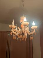 Roze/zalm kroonluchter, Huis en Inrichting, Ophalen, Zo goed als nieuw