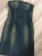 Supermooi strapless jeans jurkje M, Kleding | Dames, Blauw, Knielengte, Maat 38/40 (M), Ophalen of Verzenden