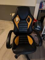 Gaming bureaustoel, Huis en Inrichting, Bureaustoelen, Ophalen, Gebruikt, Zwart, Gaming bureaustoel