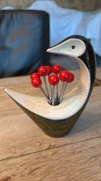 Verceram vintage prikkerhouder vogel. Hoogte 13 cm., Antiek en Kunst, Ophalen of Verzenden