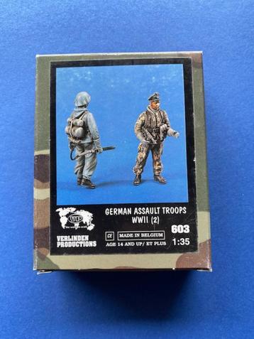 Verlinden	603	German Assault Troops	1/35	VINTAGE beschikbaar voor biedingen