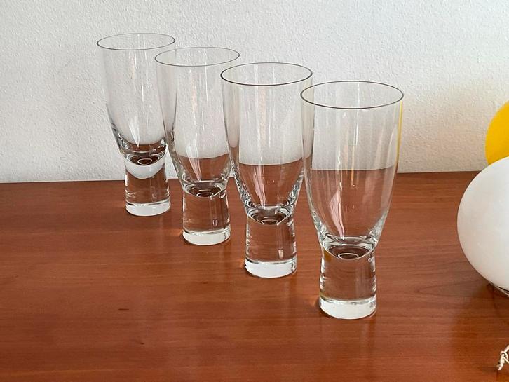 Holmegaard, Denemarken: 4 Canada wijnglazen 155 x 68 mm 1955, Antiek en Kunst, Antiek | Glas en Kristal, Ophalen of Verzenden