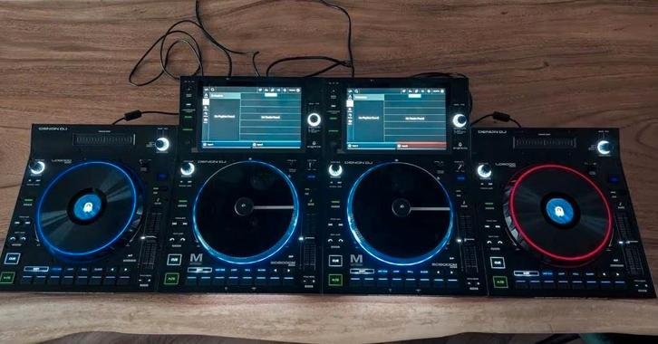 2 * Denon DJ SC6000M PRIME + 2 * Denon DJ LC6000 PRIME, Muziek en Instrumenten, Dj-sets en Draaitafels, Zo goed als nieuw, Draaitafel