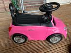 Roze fiat 500 loopauto, Kinderen en Baby's, Speelgoed | Buiten | Voertuigen en Loopfietsen, Ophalen, Gebruikt, Loopvoertuig