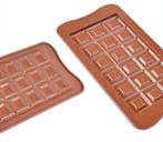 Chocolade Vorm Blokjes - Siliconen Bakvorm - 2 Stuks, Verzenden, Nieuw, Taarten of Cupcakes, Bakvorm