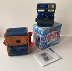Polaroid 600 Camera collector box met jeans tas Werkt!, Audio, Tv en Foto, Fotocamera's Analoog, Ophalen of Verzenden, Zo goed als nieuw