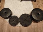 Halter schijven (meerdere kgs) 33mm, Sport en Fitness, Ophalen, Zo goed als nieuw, Halterschijven