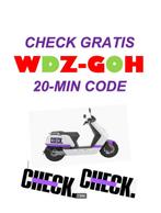Gratis 20 minuten promo code: WDZ-GOH voor Check scooter, Kortingsbon, Overige typen, Twee personen