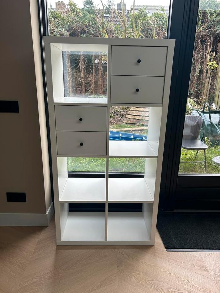 Ikea kallax kast met bureau, Huis en Inrichting, Kasten | Lockerkasten, Gebruikt, Ophalen