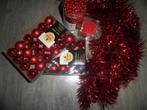 Nieuwe rode kerstversiering., Diversen, Kerst, Ophalen of Verzenden, Nieuw