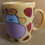 Grote mok Giraf Leendert Jan Vis - 13cm, Ophalen, Zo goed als nieuw, Overige stijlen, Kop(pen) en/of Schotel(s)