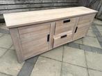 Massief eiken houten dressoirkast! TEAB, Huis en Inrichting, Kasten | Dressoirs, Ophalen, 150 tot 200 cm, Eikenhout, Zo goed als nieuw