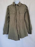 Stoere groene legerjas mt L/XL, Maat 52/54 (L), Carnaval, ., Ophalen of Verzenden