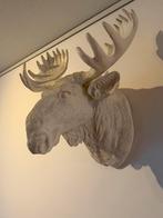 Wanddecoratie - Eland Hoofd - Wit, Ophalen, Gebruikt