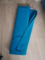 Wafelstof petrol kleur 6m, Ophalen of Verzenden