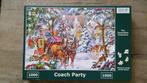 HOP/House of Puzzels: Coach Party (1000 stukjes), Ophalen of Verzenden, 500 t/m 1500 stukjes, Zo goed als nieuw, Legpuzzel