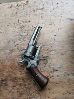Opknapper antieke zwartkruit penvuur revolver, Ophalen of Verzenden, Landmacht, Nederland