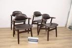Set van 4 Vintage Cownhorn Stoelen van Tijsseling, Huis en Inrichting, Ophalen of Verzenden, Niet ingevuld, Niet ingevuld, Niet ingevuld