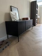 Woood tv meubel zwart, Ophalen, Gebruikt, 100 tot 150 cm, Minder dan 100 cm