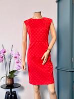 STEPS jurk maat 38 - rood - rondjes, Kleding | Dames, Jurken, Maat 38/40 (M), Ophalen of Verzenden, Zo goed als nieuw, Knielengte