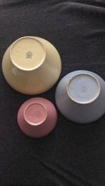 3 Nestschalen Regout pastel, Antiek en Kunst, Antiek | Servies los, Ophalen of Verzenden