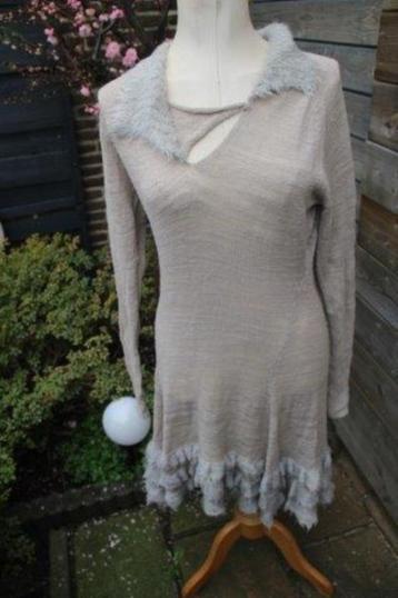 Jurk bruin/ grijs Myrine & Me mt XL Vaste prijs AANBIEDING beschikbaar voor biedingen