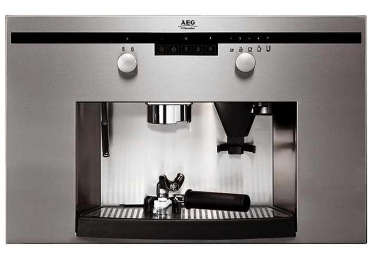 Gratis AEG PE 8038-m inbouw koffiemachine, Witgoed en Apparatuur, Koffiezetapparaten, Gebruikt, Koffiebonen, Koffiemachine, 10 kopjes of meer