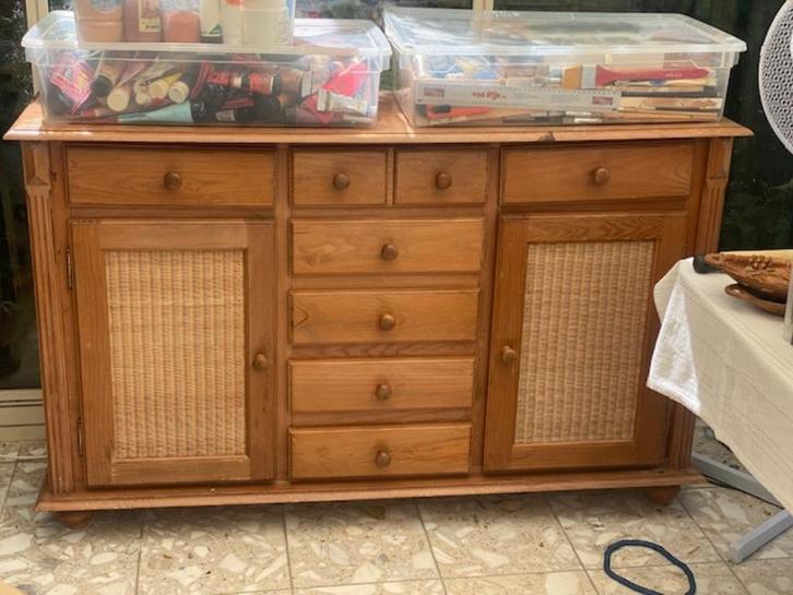 Rotan dressoir, Huis en Inrichting, Kasten | Dressoirs, 25 tot 50 cm, Ophalen of Verzenden