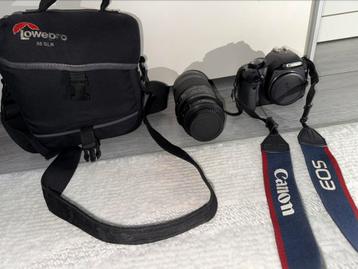 Canon EOS 450D en Canon lens 70-300 Image Stabilizer beschikbaar voor biedingen