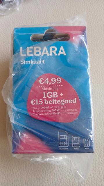 LEBARA PREPAID 200 STUKS  beschikbaar voor biedingen