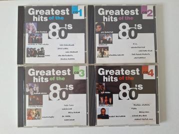 Greatest Hits of the 80's 8 losse cd's beschikbaar voor biedingen