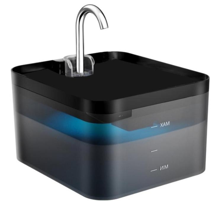 Drinkfontein voor kat en hond Pawpoll 2.2 liter, Dieren en Toebehoren, Kattenvoerbakken en Drinkbakken, Zo goed als nieuw, Automatisch