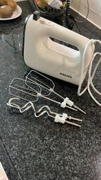Philips mixer handmixer met gardes en deeghaken, Ophalen of Verzenden, Zo goed als nieuw, 3 snelheden of meer
