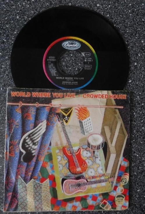 Crowded House - world where you live (vanaf € 2,00), Cd's en Dvd's, Vinyl Singles, Ophalen of Verzenden