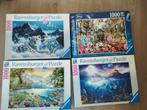 Ravensburger puzzels 1000 stukjes, Ophalen, Zo goed als nieuw