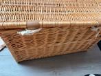 Rieten Picknickmand met Voering, Ophalen of Verzenden, Gebruikt, Zonder inhoud