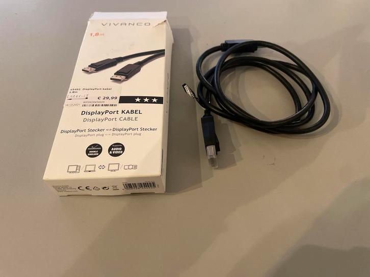 Vivanco DisplayPort Kabel - Nieuw, Computers en Software, Pc- en Netwerkkabels, Nieuw, Ophalen of Verzenden