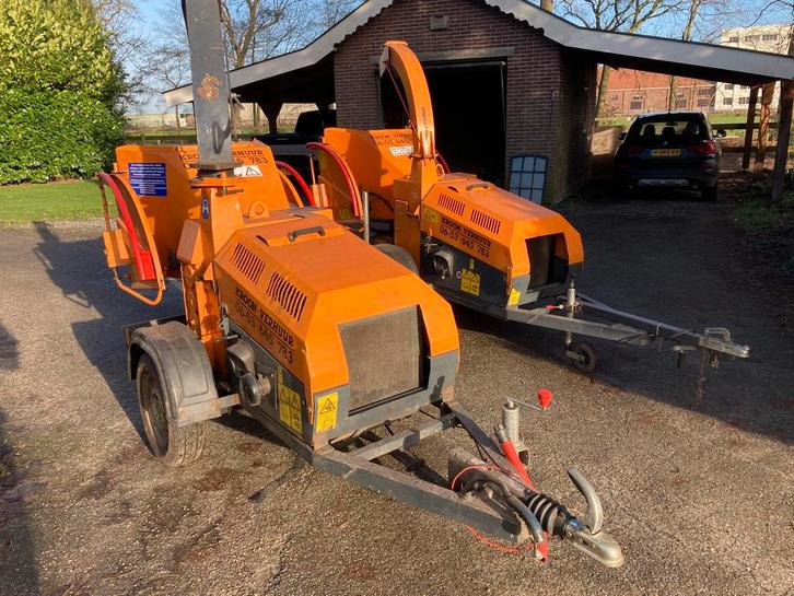Houtversnipperaar Jensen huren hakselaar chipper evt bezorge, Tuin en Terras, Hakselaars, Ophalen of Verzenden